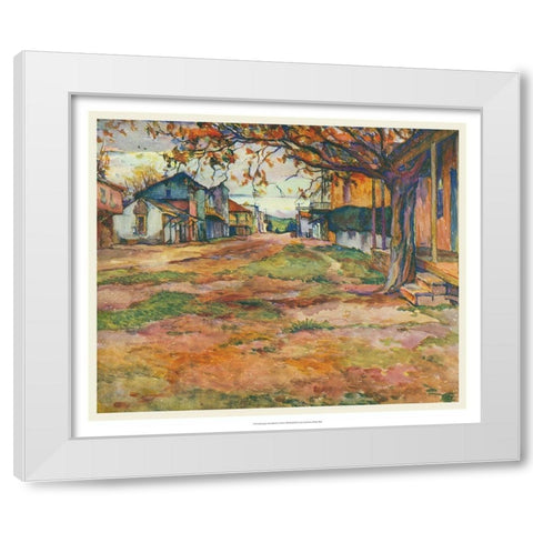 European Sketchbook V White Modern Wood Framed Art Print by Abdy, Rowena Meeks