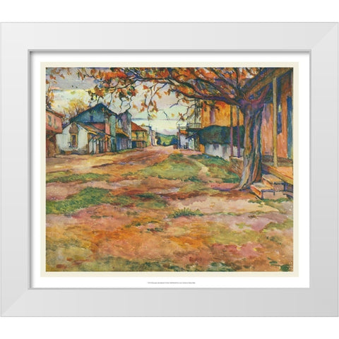 European Sketchbook V White Modern Wood Framed Art Print by Abdy, Rowena Meeks