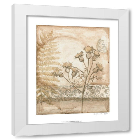 Twilight Meadow I White Modern Wood Framed Art Print by Meagher, Megan