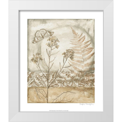 Twilight Meadow IV White Modern Wood Framed Art Print by Meagher, Megan