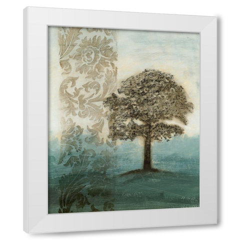 Misty Memory I White Modern Wood Framed Art Print by Meagher, Megan