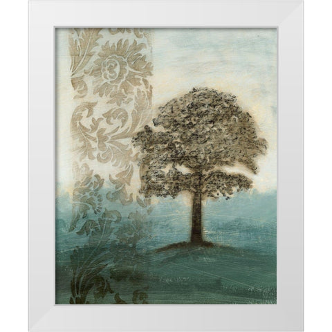 Misty Memory I White Modern Wood Framed Art Print by Meagher, Megan