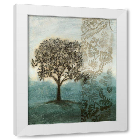 Misty Memory II White Modern Wood Framed Art Print by Meagher, Megan