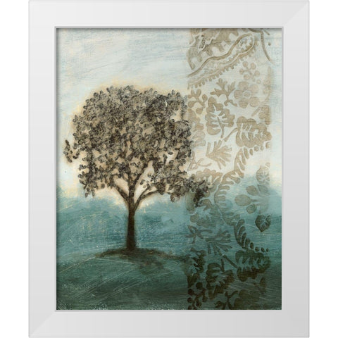Misty Memory II White Modern Wood Framed Art Print by Meagher, Megan
