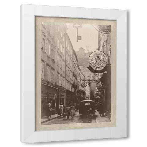 Summer in Europe I White Modern Wood Framed Art Print by Longley, Carolyn