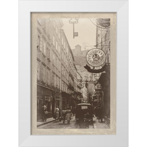 Summer in Europe I White Modern Wood Framed Art Print by Longley, Carolyn