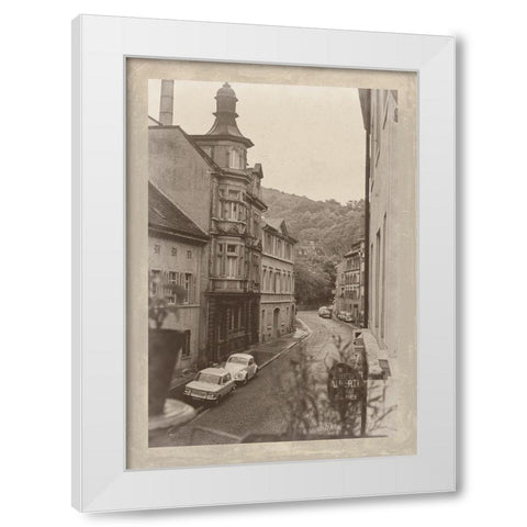 Summer in Europe II White Modern Wood Framed Art Print by Longley, Carolyn