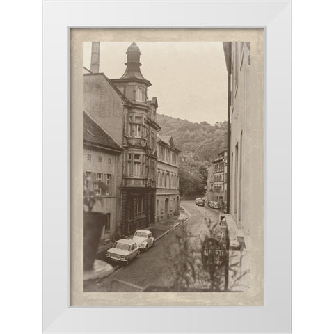 Summer in Europe II White Modern Wood Framed Art Print by Longley, Carolyn