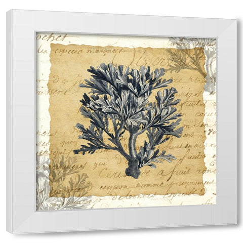 La Vie en Mer IV White Modern Wood Framed Art Print by Vision Studio