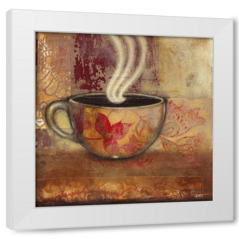 Rich and Smooth I White Modern Wood Framed Art Print by Wyatt Jr., Norman