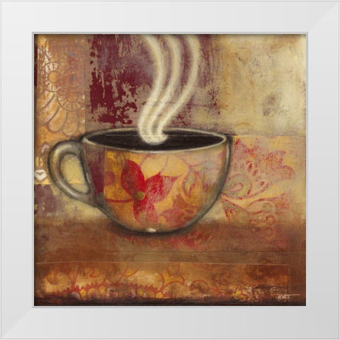 Rich and Smooth I White Modern Wood Framed Art Print by Wyatt Jr., Norman