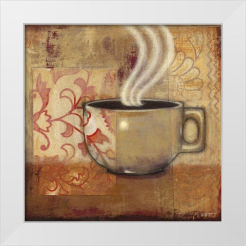 Rich and Smooth II White Modern Wood Framed Art Print by Wyatt Jr., Norman
