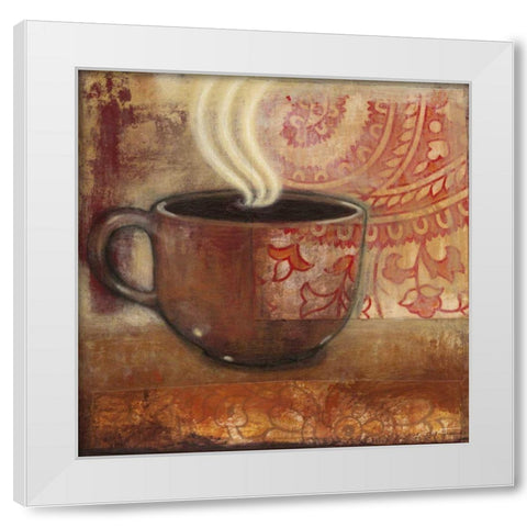 Rich and Smooth III White Modern Wood Framed Art Print by Wyatt Jr., Norman
