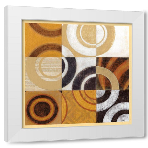 Pulse I White Modern Wood Framed Art Print by Wyatt Jr., Norman