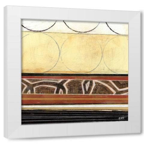 World Culture I White Modern Wood Framed Art Print by Wyatt Jr., Norman