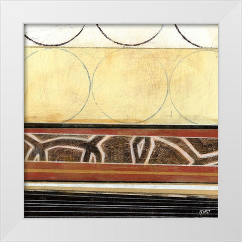 World Culture I White Modern Wood Framed Art Print by Wyatt Jr., Norman