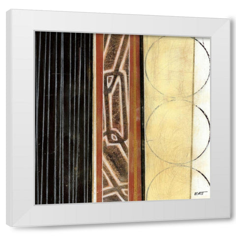World Culture II White Modern Wood Framed Art Print by Wyatt Jr., Norman
