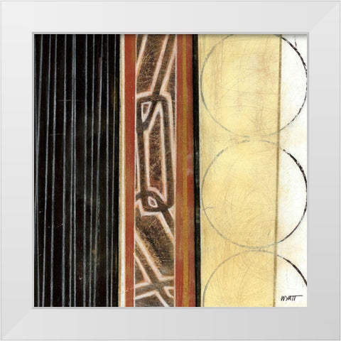 World Culture II White Modern Wood Framed Art Print by Wyatt Jr., Norman