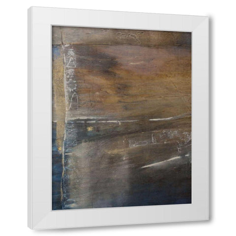 Kinetic Stone II White Modern Wood Framed Art Print by OToole, Tim