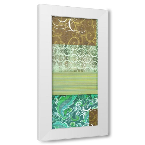 Bohemian Echo I White Modern Wood Framed Art Print by Higby, Jason