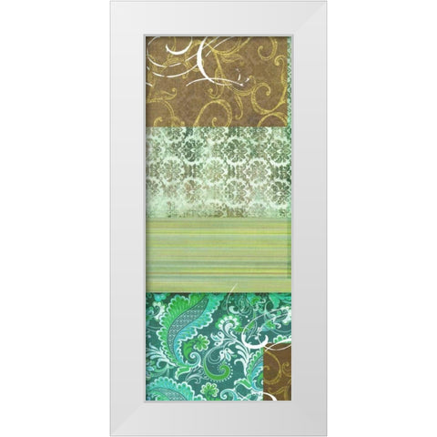 Bohemian Echo I White Modern Wood Framed Art Print by Higby, Jason