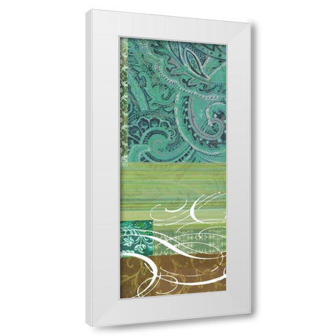 Bohemian Echo II White Modern Wood Framed Art Print by Higby, Jason
