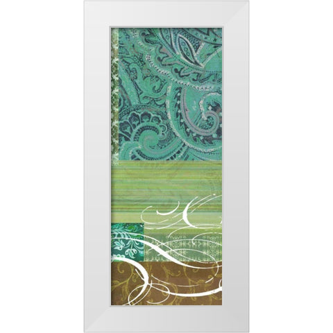 Bohemian Echo II White Modern Wood Framed Art Print by Higby, Jason