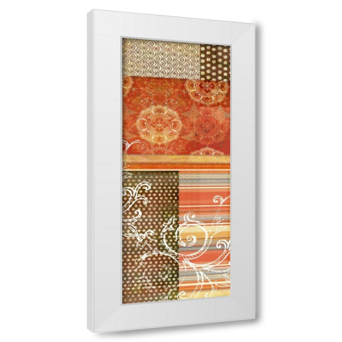 Bohemian Echo III White Modern Wood Framed Art Print by Higby, Jason