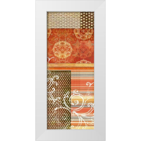 Bohemian Echo III White Modern Wood Framed Art Print by Higby, Jason