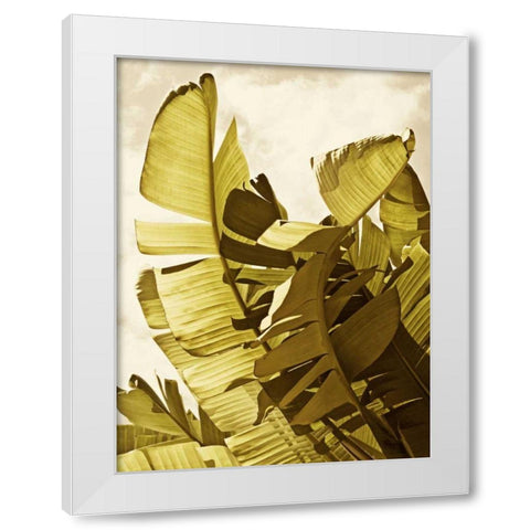 Palm Fronds II White Modern Wood Framed Art Print by Perry, Rachel