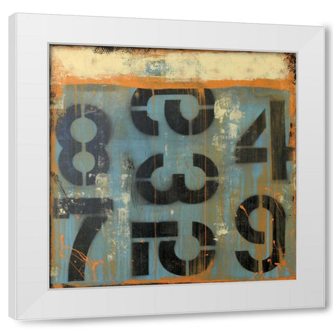 Score Card White Modern Wood Framed Art Print by Ashley, Erin