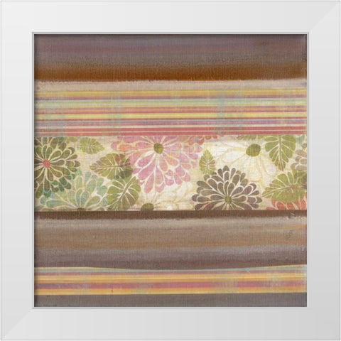 Pretty in Pink I White Modern Wood Framed Art Print by Green-Aldridge, W.