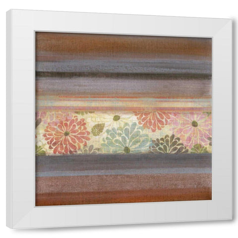Pretty in Pink II White Modern Wood Framed Art Print by Green-Aldridge, W.