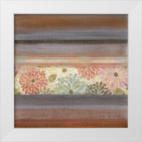Pretty in Pink II White Modern Wood Framed Art Print by Green-Aldridge, W.