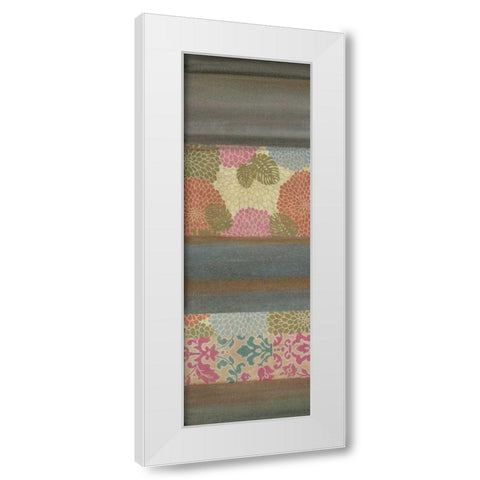 Pretty in Pink III White Modern Wood Framed Art Print by Green-Aldridge, W.