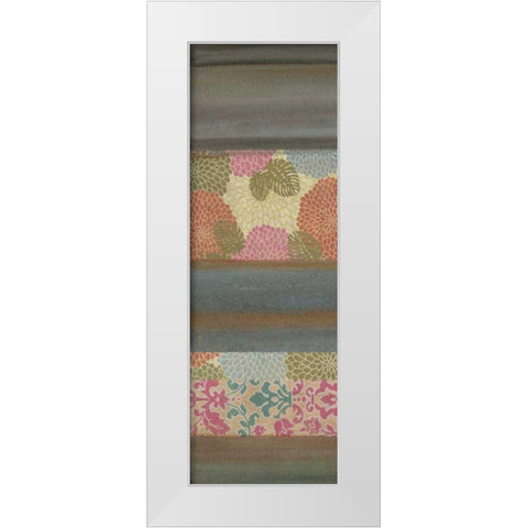 Pretty in Pink III White Modern Wood Framed Art Print by Green-Aldridge, W.