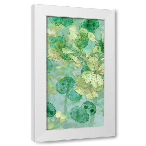 Mint Progeny I White Modern Wood Framed Art Print by Chandler, Sharon