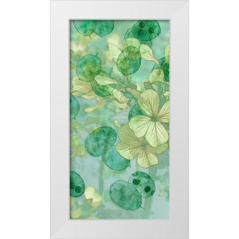 Mint Progeny I White Modern Wood Framed Art Print by Chandler, Sharon