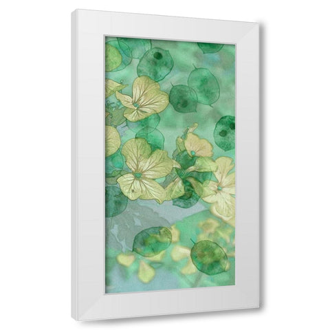 Mint Progeny II White Modern Wood Framed Art Print by Chandler, Sharon