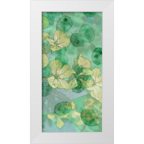 Mint Progeny II White Modern Wood Framed Art Print by Chandler, Sharon