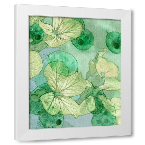Mint Progeny III White Modern Wood Framed Art Print by Chandler, Sharon