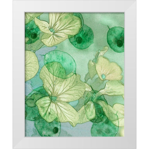 Mint Progeny III White Modern Wood Framed Art Print by Chandler, Sharon
