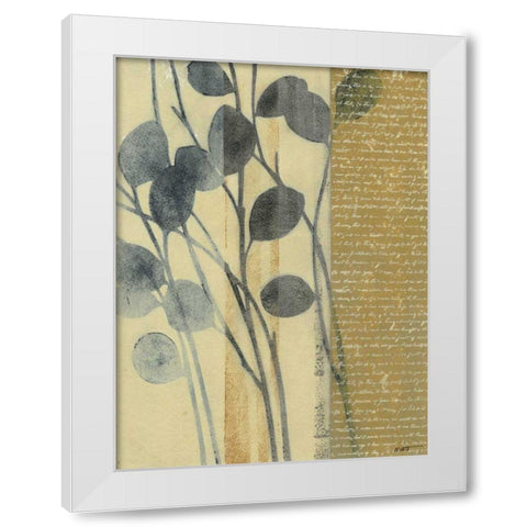 Whisper II White Modern Wood Framed Art Print by Wyatt Jr., Norman