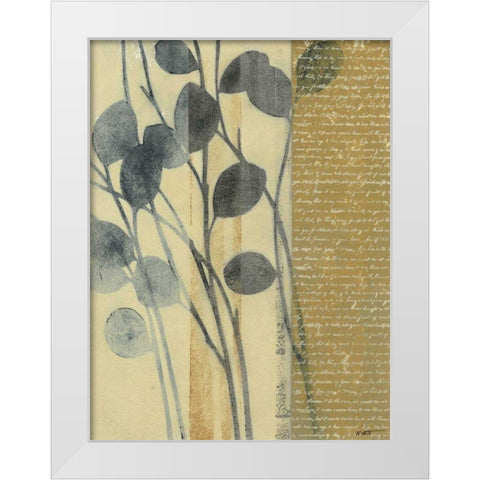 Whisper II White Modern Wood Framed Art Print by Wyatt Jr., Norman