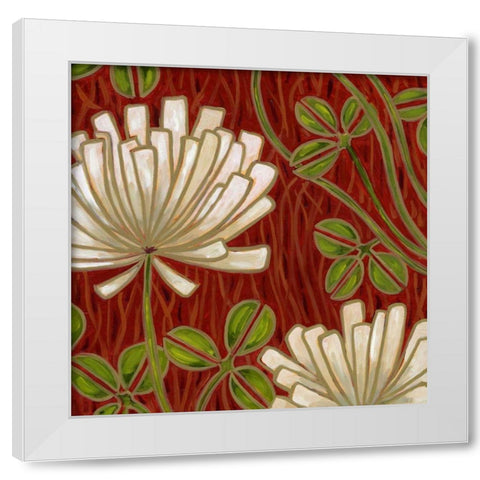 Gretchen I White Modern Wood Framed Art Print by Deans, Karen