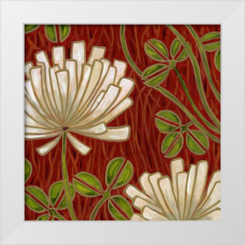 Gretchen I White Modern Wood Framed Art Print by Deans, Karen