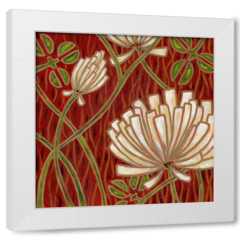 Gretchen II White Modern Wood Framed Art Print by Deans, Karen