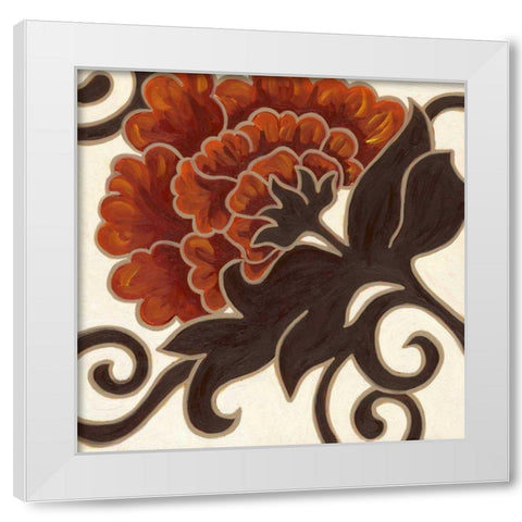 Lynne I White Modern Wood Framed Art Print by Deans, Karen