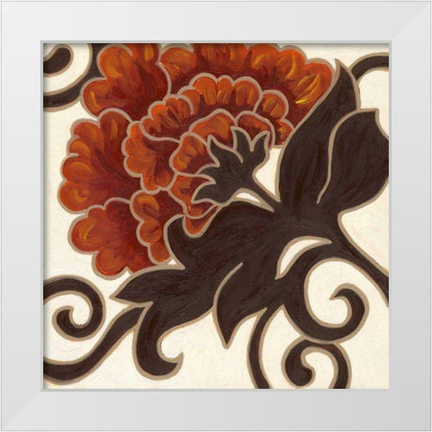 Lynne I White Modern Wood Framed Art Print by Deans, Karen