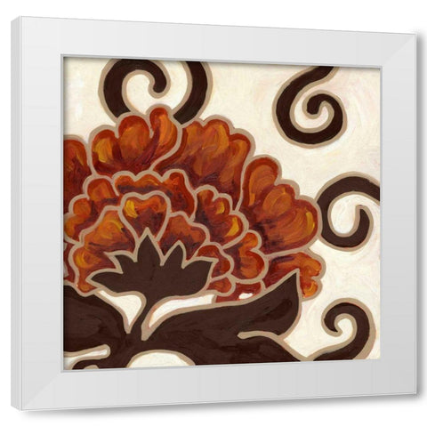 Lynne II White Modern Wood Framed Art Print by Deans, Karen